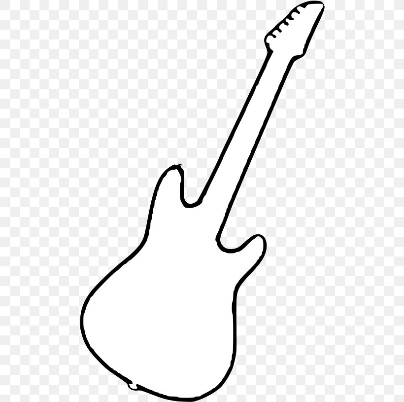 Guitar Cartoon, PNG, 498x815px, Bass Guitar, Bass, Coloring Book, Drawing, Electric Guitar Download Free