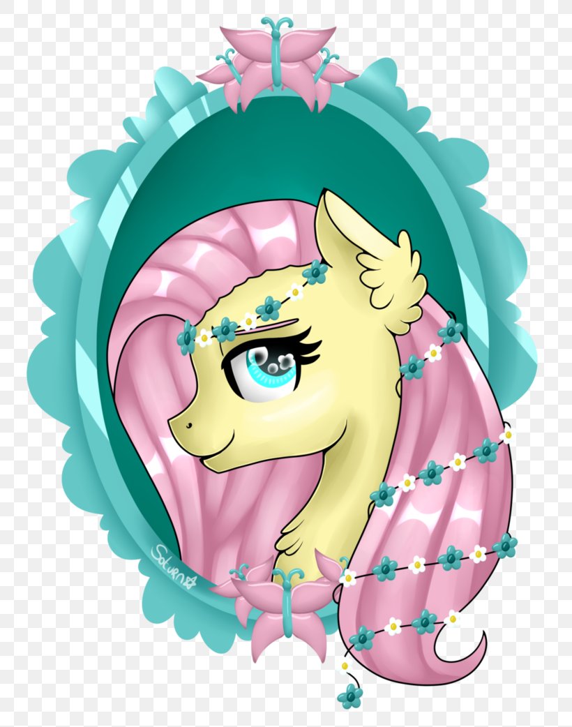 My Little Pony Art Fluttershy, PNG, 766x1042px, Watercolor, Cartoon, Flower, Frame, Heart Download Free