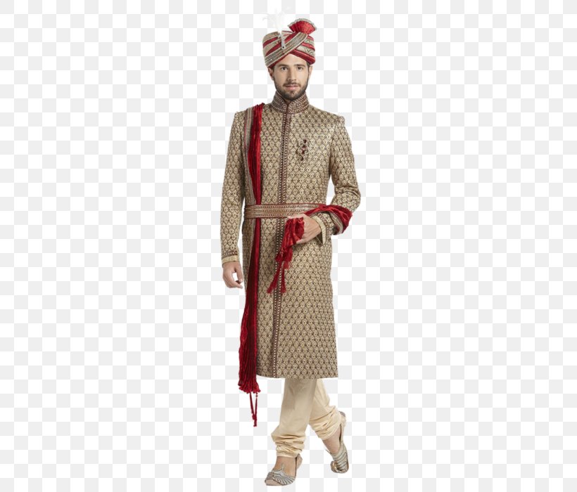Sherwani Clothing Silk Fashion Suit, PNG, 466x700px, Sherwani, Beige, Bridegroom, Brocade, Clothing Download Free
