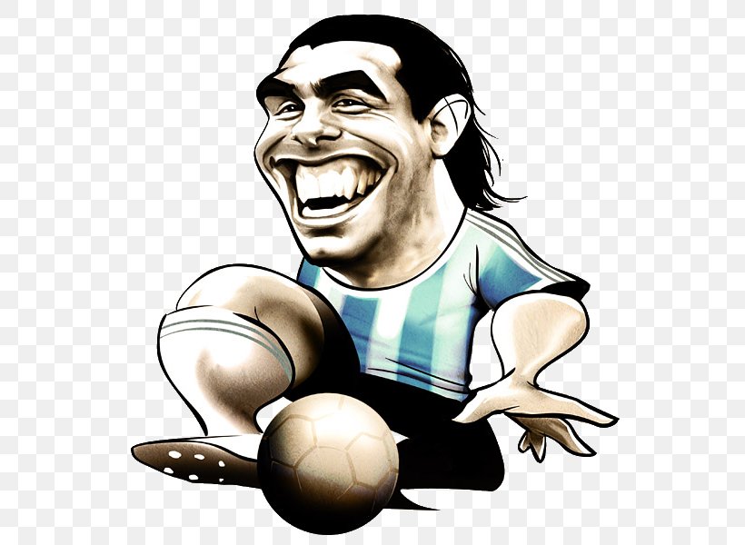 Argentina National Football Team Caricature Drawing Football Player, PNG, 600x600px, Argentina National Football Team, Art, Ball, Caricature, Carlos Tevez Download Free
