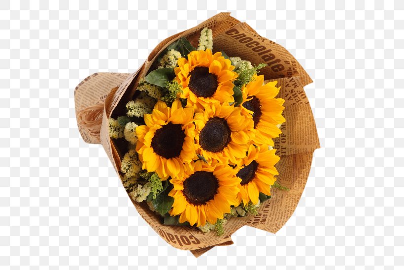 Flower Bouquet Common Sunflower Floristry Nosegay, PNG, 768x549px, Flower, Blomsterbutikk, Color, Common Sunflower, Cut Flowers Download Free