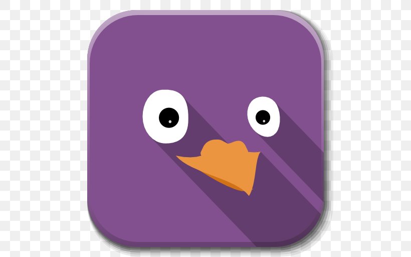 Flightless Bird Water Bird Purple Beak Violet, PNG, 512x512px, Desktop Environment, Beak, Bird, Computer Monitors, Computer Software Download Free