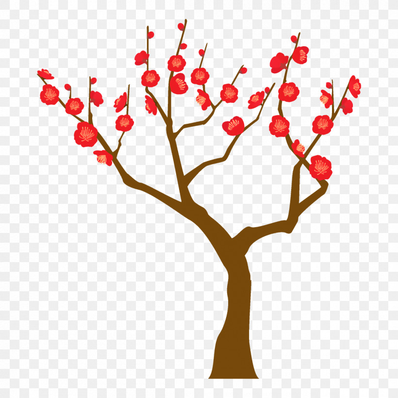 Plum Tree Plum Winter Flower, PNG, 1200x1200px, Plum Tree, Blossom, Branch, Flower, Plant Download Free