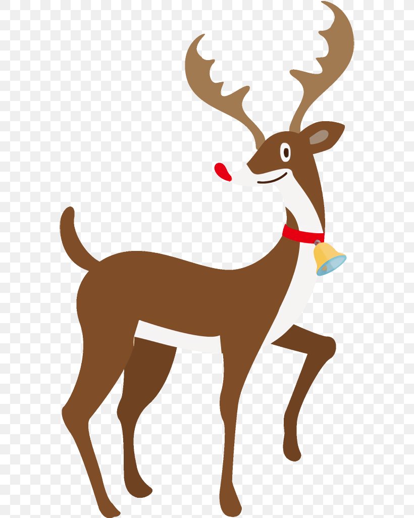 Reindeer Christmas Reindeer Christmas, PNG, 584x1026px, Reindeer, Antler, Christmas, Christmas Reindeer, Deer Download Free