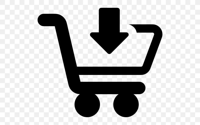 E-commerce Shopping Cart Software, PNG, 512x512px, Ecommerce, Black And White, Business, Cart, Shopping Download Free