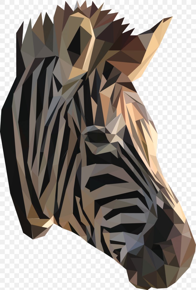 Horse Low Poly Polygon Zebra, PNG, 1024x1512px, Horse, Animal, Art, Big Cats, Carnivoran Download Free
