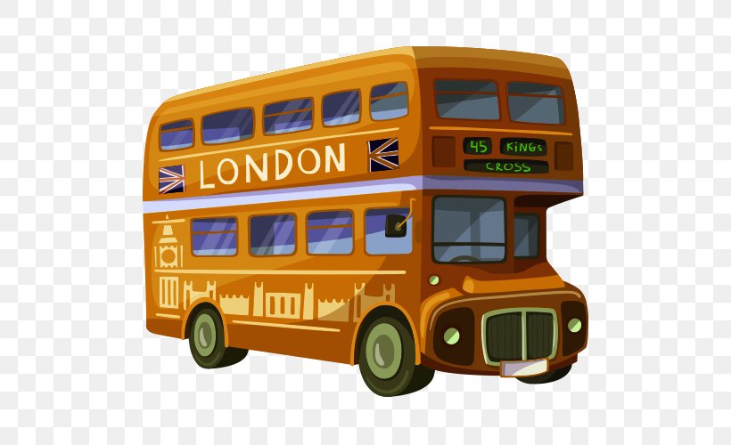 London Double-decker Bus Sticker, PNG, 500x500px, London, Autobuses De Oriente, Bus, Bus Stop, Commercial Vehicle Download Free