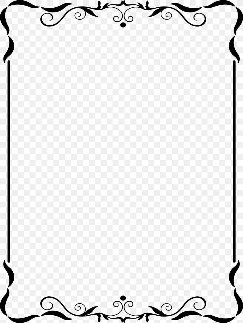 Picture Frames Clip Art, PNG, 1540x2048px, Picture Frames, Area, Black, Black And White, Border Download Free