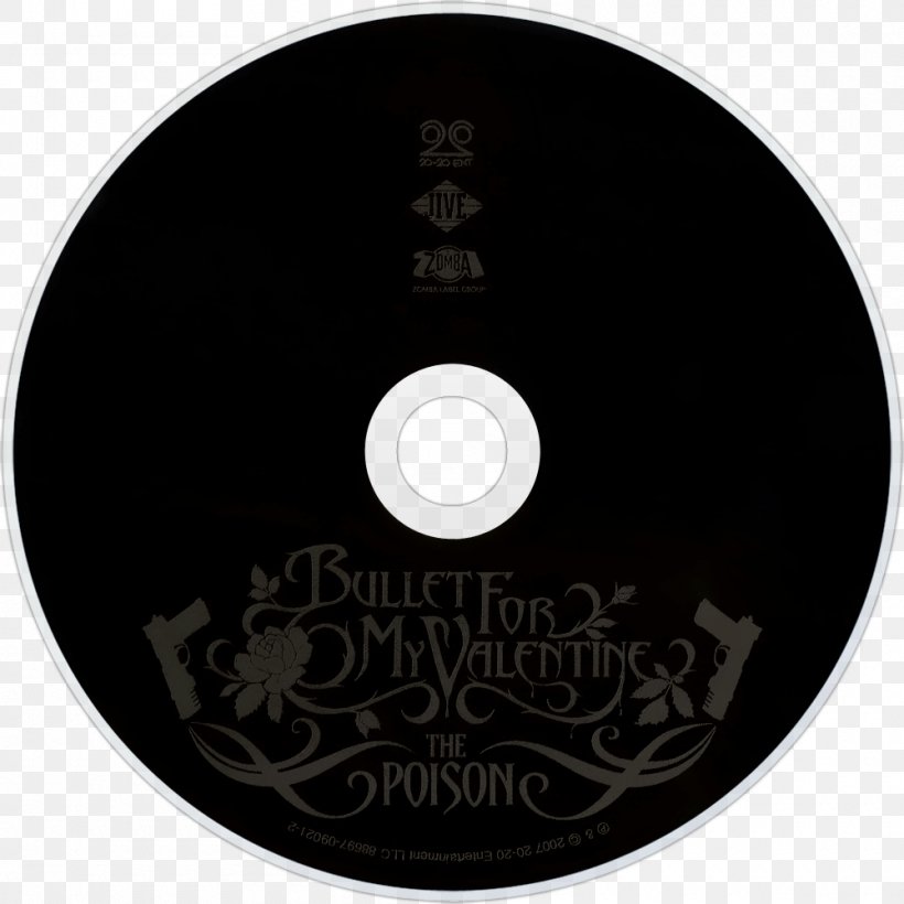 The Poison Bullet For My Valentine Album Scream Aim Fire Compact Disc, PNG, 1000x1000px, Poison, Album, Brand, Bullet For My Valentine, Compact Disc Download Free