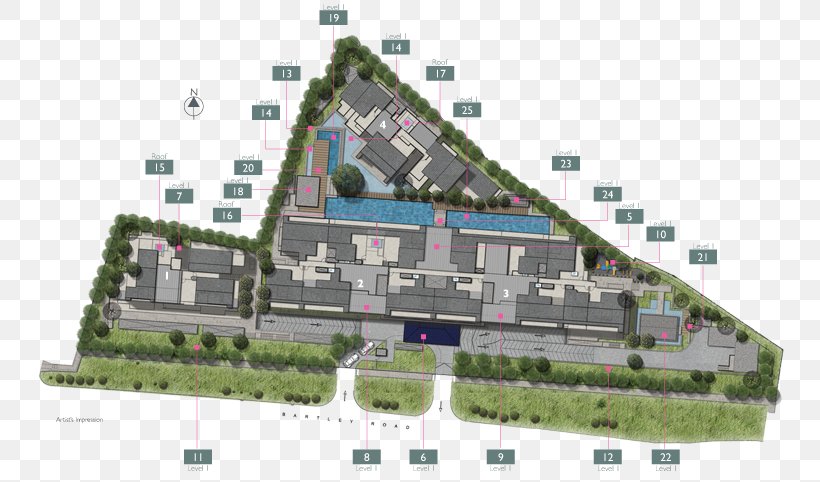 Bartley Road Site Plan Floor Plan The Quinn, PNG, 755x482px, Plan, Architecture, Area, Building, Elevation Download Free
