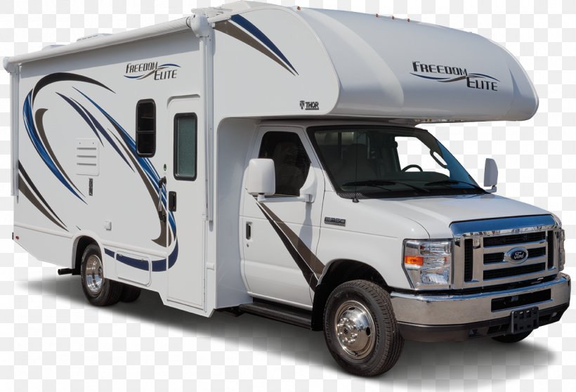 Campervans Thor Motor Coach Motorhome Camping World Ford E-Series, PNG, 1255x855px, Campervans, Automotive Exterior, Brand, Camping World, Car Download Free