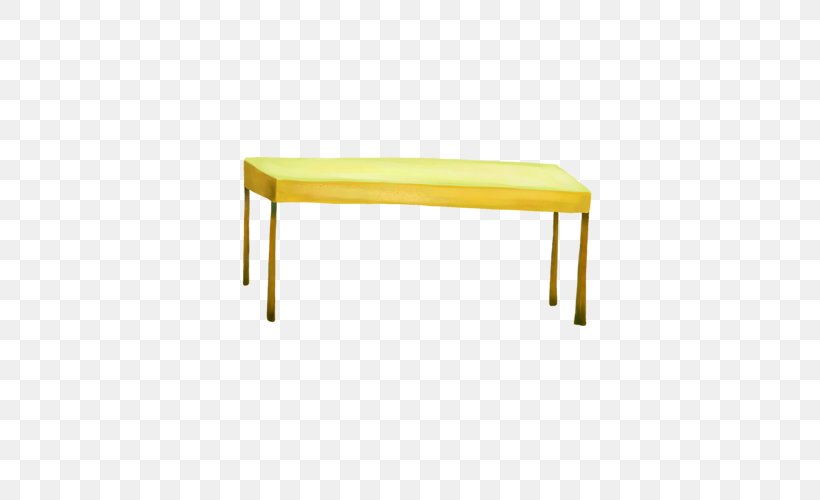 Table Yellow Garden Furniture Angle, PNG, 500x500px, Table, Furniture, Garden Furniture, Outdoor Furniture, Rectangle Download Free