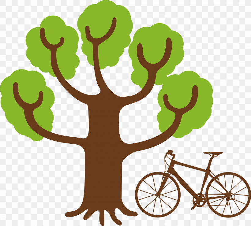 Bike Bicycle, PNG, 3000x2707px, Bike, Behavior, Bicycle, Cartoon, Flower Download Free