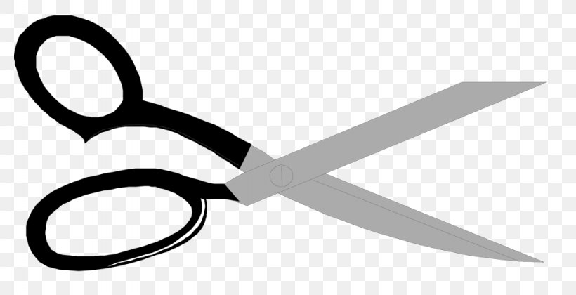 Scissors Clip Art Line Product Design Angle, PNG, 1023x525px, Scissors, Cold Weapon, Hair, Hair Shear, Shear Stress Download Free