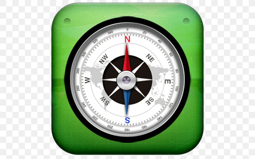 Compass Realista Link Free Android, PNG, 512x512px, Compass, Android, Gauge, Hardware, Link Free Download Free