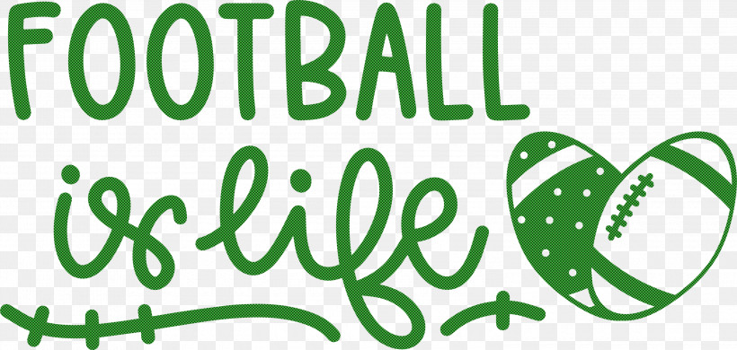 Football Is Life Football, PNG, 3000x1427px, Football, Biology, Green, Leaf, Logo Download Free