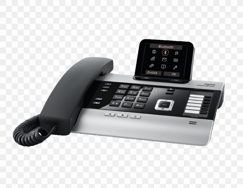 Gigaset DX800A All In One Gigaset Communications Digital Enhanced Cordless Telecommunications Cordless Telephone, PNG, 3300x2550px, Gigaset Dx800a All In One, Answering Machine, Base Station, Communication, Corded Phone Download Free