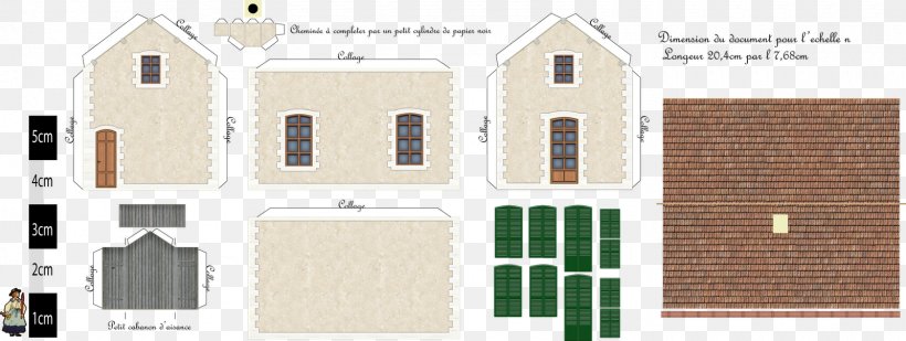 Paper Model House Scale Models Gratis, PNG, 1600x603px, Paper, Area, Building, Cardboard, Drawing Download Free
