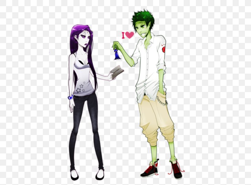 Beast Boy Raven Starfire Teen Titans Young Justice, PNG, 500x603px, Watercolor, Cartoon, Flower, Frame, Heart Download Free