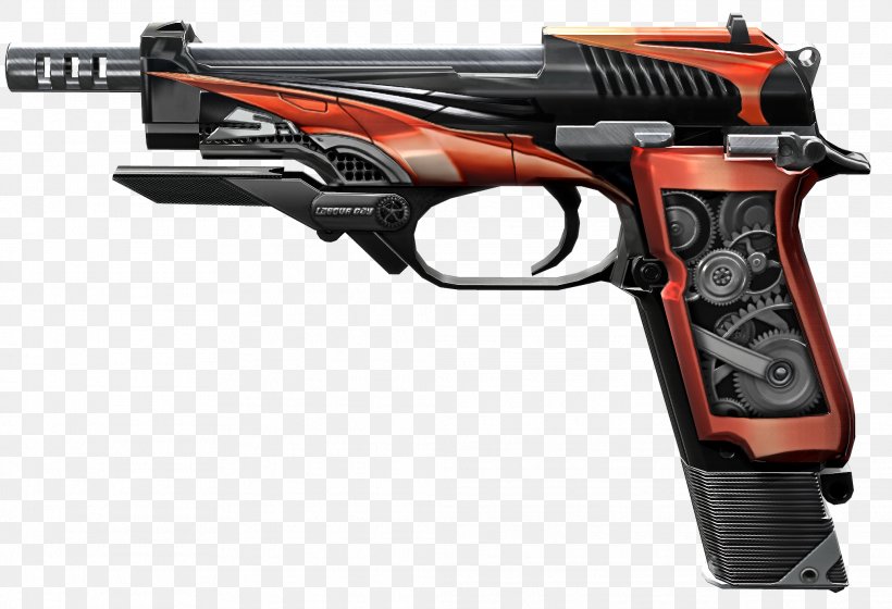 Beretta 93R Trigger Airsoft Guns Firearm Beretta M9, PNG, 2074x1417px, Watercolor, Cartoon, Flower, Frame, Heart Download Free