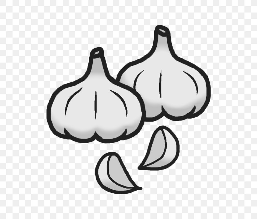 Black And White Food Garlic Clip Art, PNG, 700x700px, Black And White, Food, Garlic, Greater Burdock, Ingredient Download Free