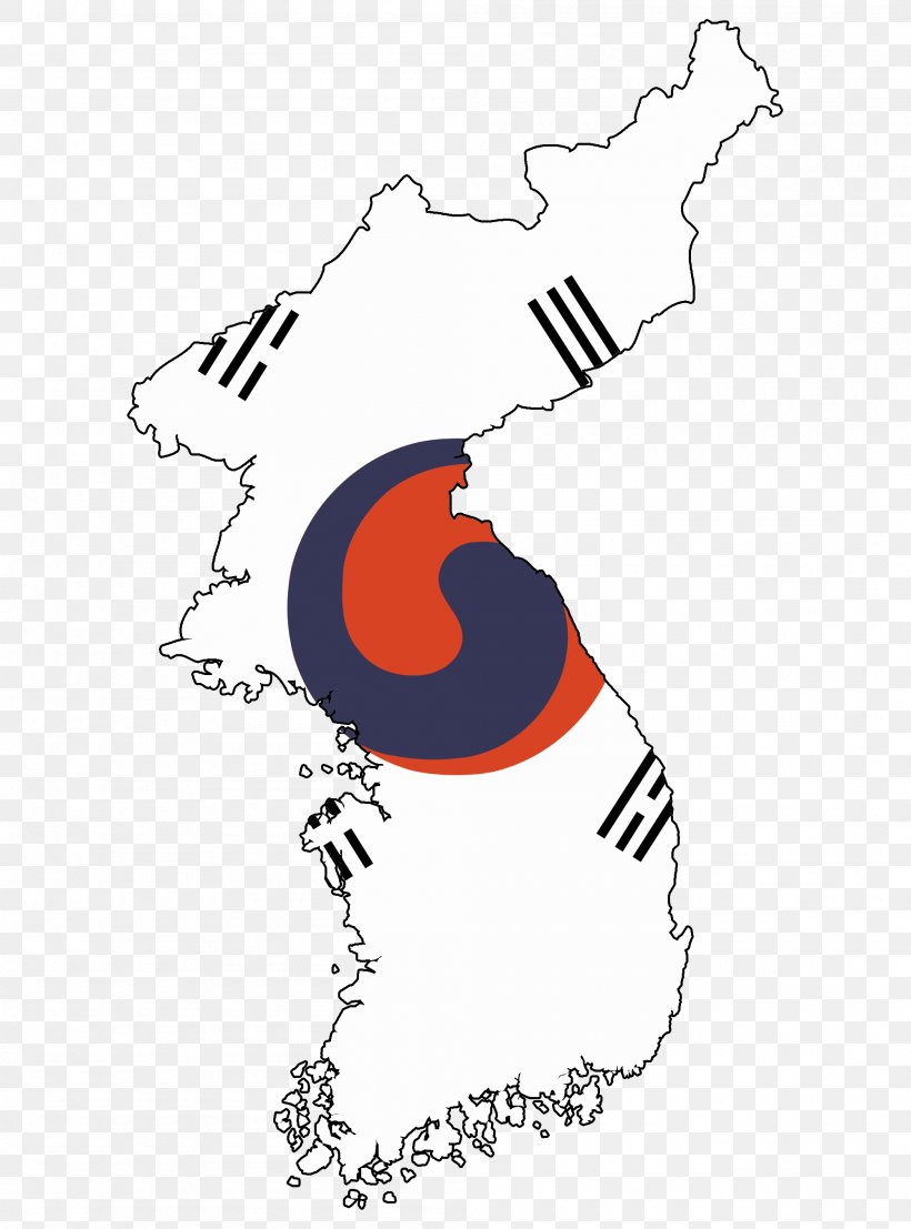 Flag Of South Korea Korean Empire Map Korean Literature, PNG, 2000x2700px, South Korea, Area, Art, Artwork, Black And White Download Free
