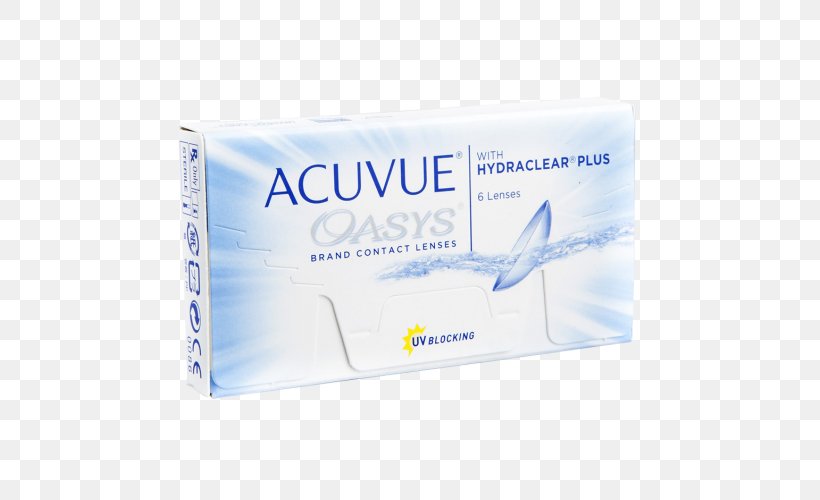 Johnson & Johnson Acuvue Oasys 2-Week With Hydraclear Plus Contact Lenses Acuvue Oasys 2-Week For Astigmatism, PNG, 500x500px, Johnson Johnson, Acuvue, Acuvue Oasys 1day With Hydraluxe, Astigmatism, Brand Download Free