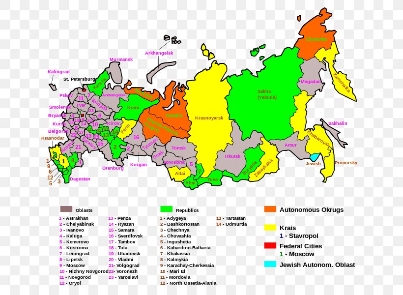 Oblasts Of Russia Federal Subjects Of Russia Subdivisions Of Russia Krais Of Russia Nenets Autonomous Okrug, PNG, 658x600px, Oblasts Of Russia, Area, Art, Country, Diagram Download Free