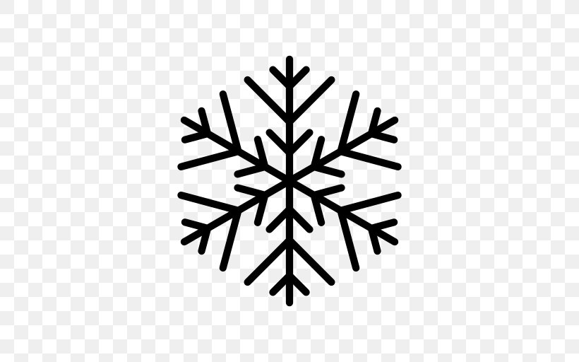 Snowflake, PNG, 512x512px, Snowflake, Black And White, Fotolia, Ice, Illustrator Download Free