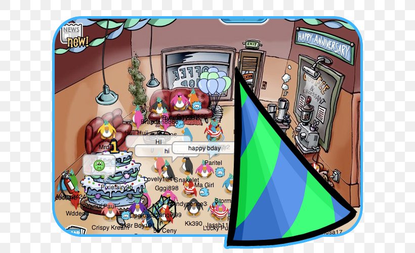 Mole's World Club Penguin Video Game Party, PNG, 700x500px, Club Penguin, Anniversary, Birthday, Game, Halloween Download Free