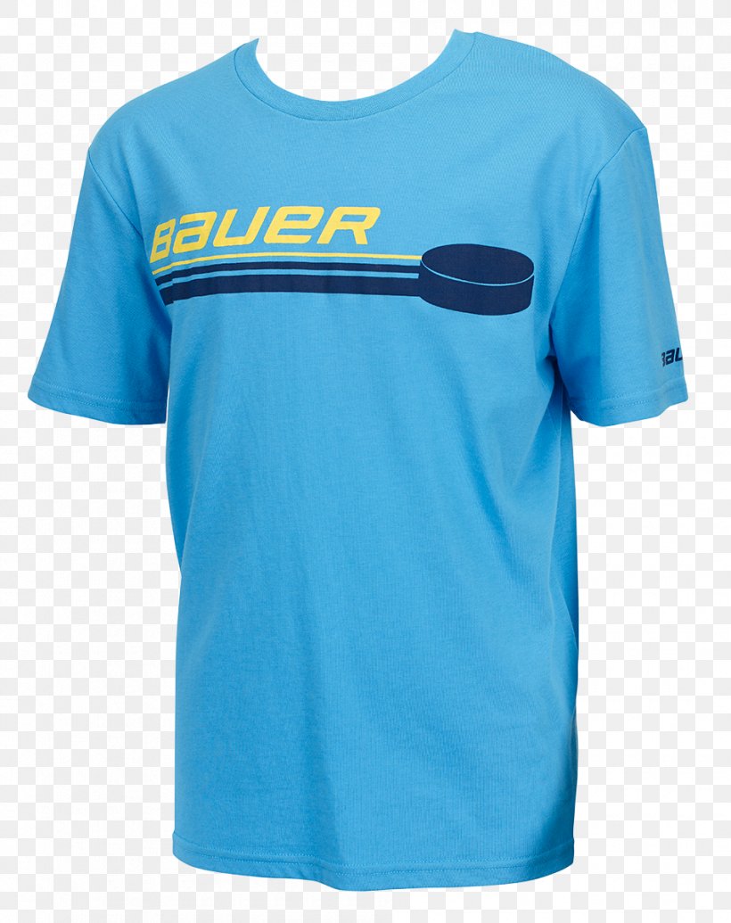 T-shirt Logo Sleeve, PNG, 950x1200px, Tshirt, Active Shirt, Aqua, Azure, Bauer Hockey Download Free