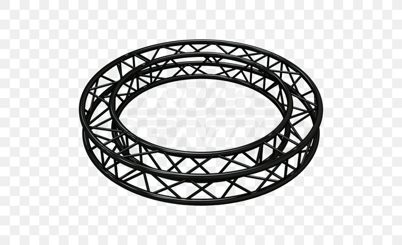 Truss Circle Architectural Engineering Diameter Steel, PNG, 500x500px, Truss, Architectural Engineering, Black And White, Circular Segment, Diameter Download Free