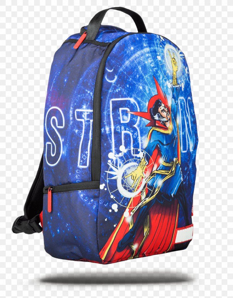Bag Doctor Strange Backpack Blue Marvel Comics, PNG, 960x1225px, Bag, Backpack, Baggage, Blue, Brand Download Free