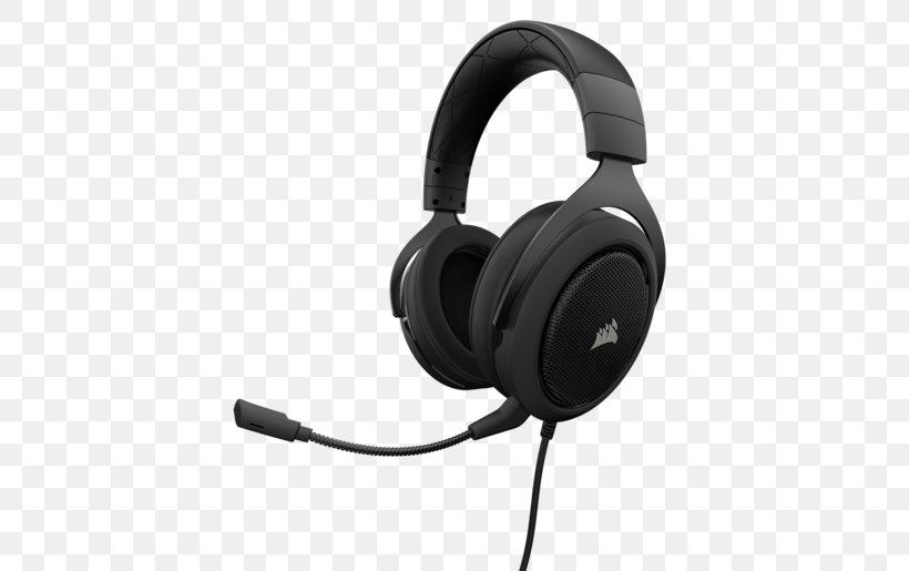 CORSAIR HS60 SURROUND Gaming Headset Microphone Headphones, PNG, 515x515px, 71 Surround Sound, Microphone, Audio, Audio Equipment, Corsair Components Download Free