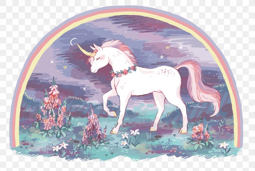 Unicorn Fairy Tale Drawing Illustration, PNG, 1500x1007px, Unicorn, Drawing, Fairy Tale, Fictional Character, Lion And The Unicorn Download Free