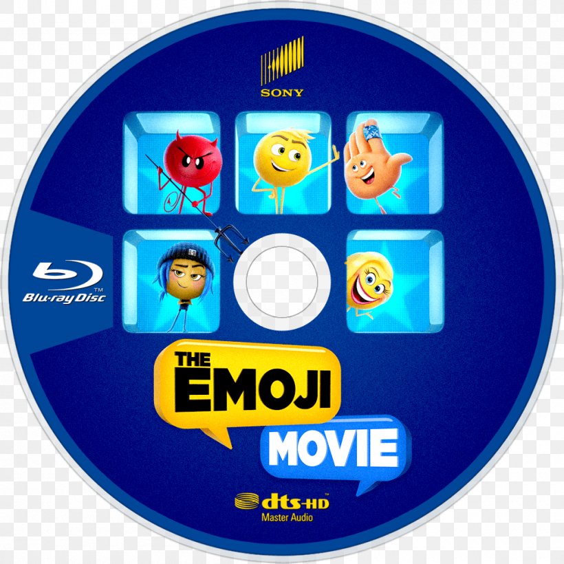 0 Film Emoji Compact Disc Poster, PNG, 1000x1000px, 2017, Animated Film, Brand, Compact Disc, Dvd Download Free