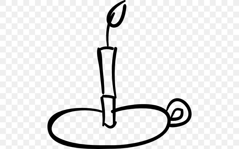 Candle Clip Art, PNG, 512x512px, Candle, Black, Black And White, Candlestick, Drawing Download Free