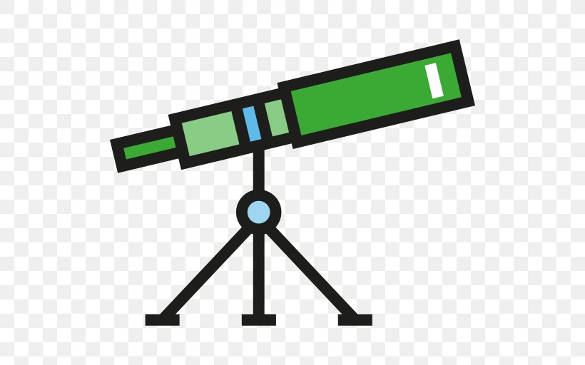 Telescope, PNG, 512x512px, Telescope, Area, Astronomy, Green, Observation Download Free