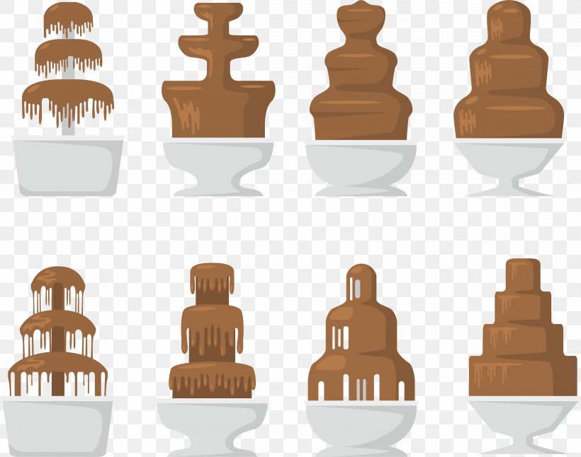 Chocolate Fountain Dessert Clip Art, PNG, 4414x3479px, Fondue, Board Game, Chess, Chocolate, Chocolate Fondue Download Free