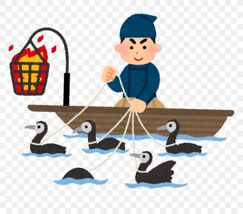 Cormorant Fishing Illustration Bird Pêche Au Cormoran Sur La Nagara-gawa, PNG, 800x720px, Cormorant, Artwork, Bird, Cartoon, Cormorant Fishing Download Free