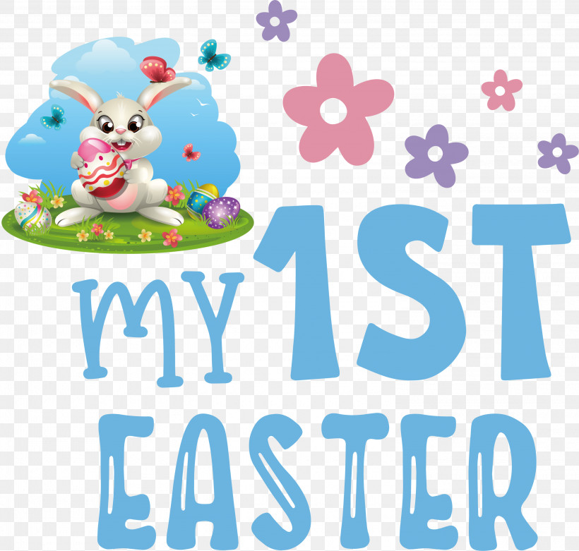 Happy Easter Day My 1st Easter, PNG, 3000x2858px, Happy Easter Day, Animal Figurine, Biology, Geometry, Line Download Free