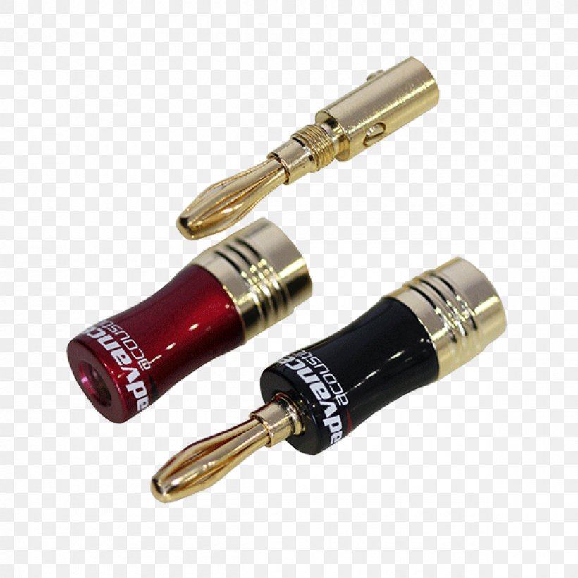 Banana Connector Electrical Cable Electrical Connector Advance Acoustic Receptor Bluetooth WTX-500 High Fidelity, PNG, 1200x1200px, Banana Connector, Acoustics, Banana, Digital Cable, Electrical Cable Download Free