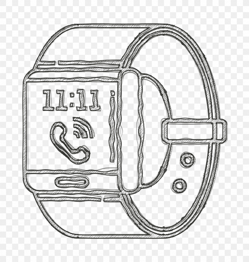 Clock Icon Smart Icon Technology Icon, PNG, 1178x1236px, Clock Icon, Bathroom Accessory, Drawing, Line Art, Smart Icon Download Free