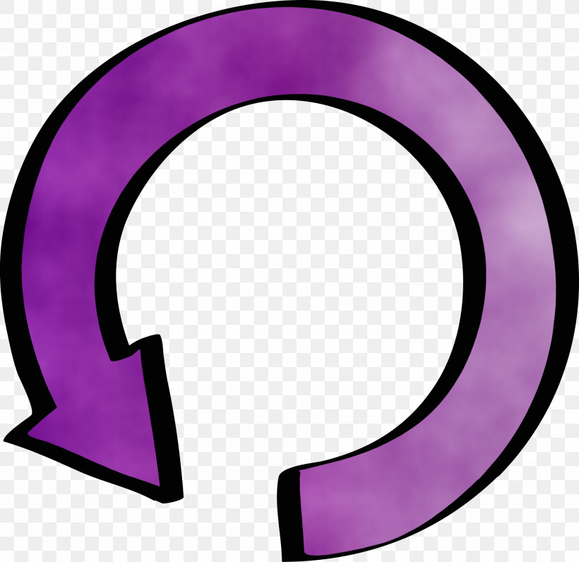 Purple Violet Circle Symbol, PNG, 3000x2914px, Circle Arrow, Arrow, Circle, Paint, Purple Download Free