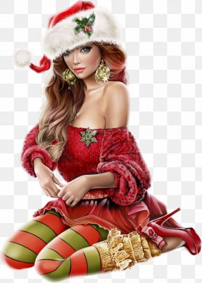 Santa Claus - Christmas Ornament Mrs. Claus Santa Claus Woman PNG