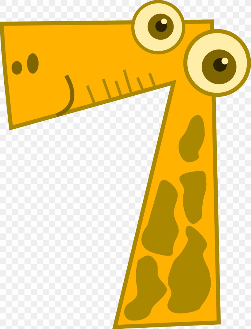 Clip Art, PNG, 999x1306px, Number, Area, Giraffe, Giraffidae, Line Art Download Free