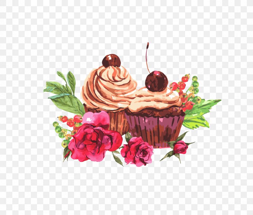 Cupcake Bakery Illustration, PNG, 1181x1002px, Cupcake, Bakery, Buttercream, Cake, Cream Download Free