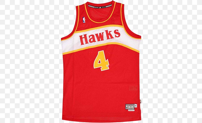 Atlanta Hawks T-shirt Jersey Swingman Throwback Uniform, PNG, 500x500px, Atlanta Hawks, Active Shirt, Active Tank, Adidas, Basketball Uniform Download Free