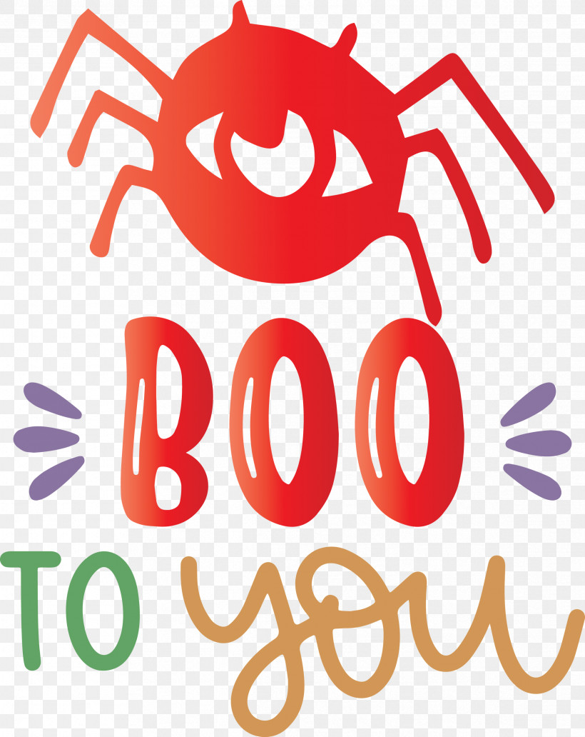 Boo Happy Halloween, PNG, 2383x3000px, Boo, Drawing, Happy Halloween, Line, Logo Download Free