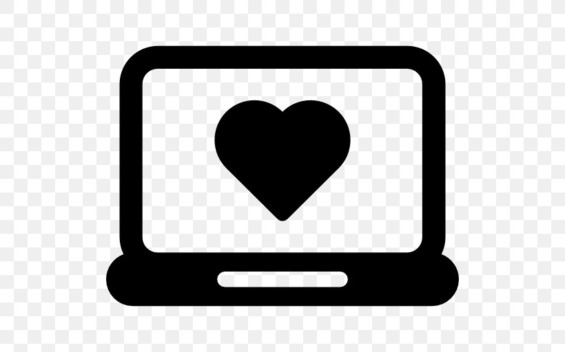 Wedding Laptop Symbol Clip Art, PNG, 512x512px, Wedding, Area, Black And White, Computer, Heart Download Free